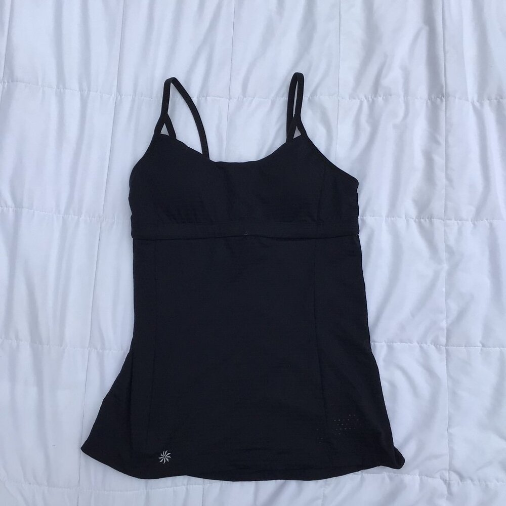 Black Athleta built in bea work out tank